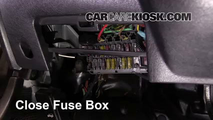 Interior Fuse Box Location: 1993-1997 Honda Civic del Sol - 1994 Honda